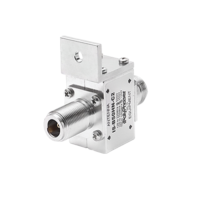 Protector Coaxial RF / 125-1000 MHz / 50 Ω / Conectores N Hembra / Ceja Frontal / 500W | IS-B50HN-C2