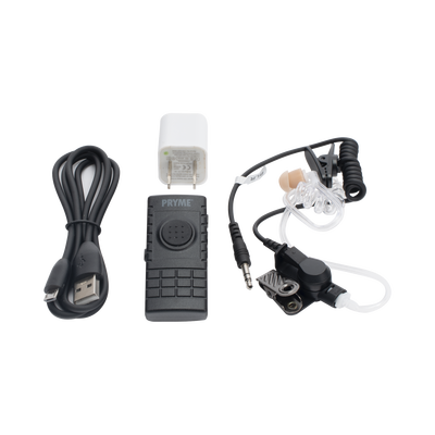 PTT inalámbrico Bluetooth con tubo acústico para radios Kenwood Serie NX5000/3000 | BTH300MAXKIT2