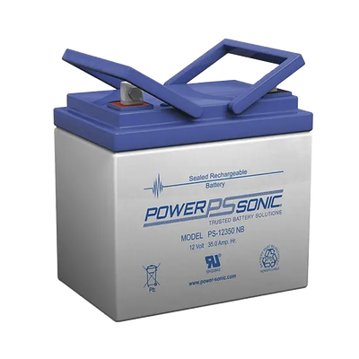 Batería 12V, 35AH, Para Respaldo, Tecnologías AGM/VRLA, 5 Años Vida Útil, Terminales NB, Reconocida UL | PS-12350-NB