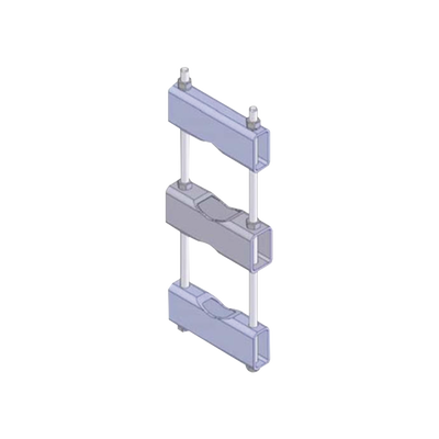 Herraje Sencillo de Montaje para Antena o Mástil con diámetros de 5 pulg. (8.89-14.13 cm.). | CLAMP-006C