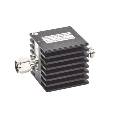 Atenuador en Línea de 30 dB, 20 Watt Máx. CD-3 GHz, Interiores, N Macho-Hembra. | EP-ATN-2030-3N