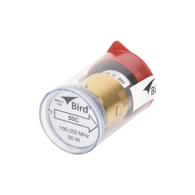 Elemento de 50 Watt en linea 7/8" para Wattmetro BIRD 43 en Rango de Frecuencia de 100 a 250 MHz. | 50C