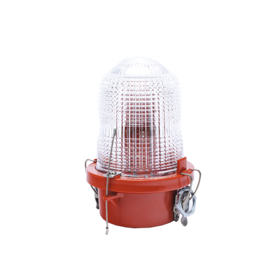 Lámpara de Obstrucción Roja/ Luz Fija Tipo L-810, LED de baja intensidad/ 120 - 240 Vca/ Luz Infraroja | OL1-VLED2-IR