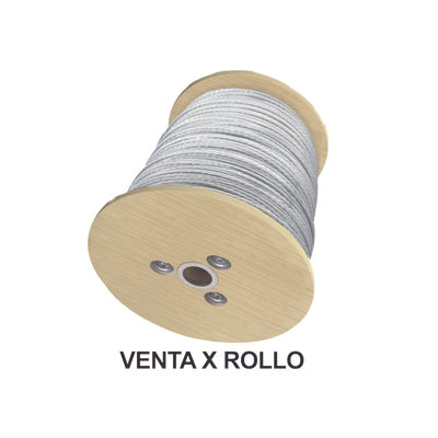 Cable Retenida de 3/8", Resistencia 4900 Kg, 7 Hilos (Carrete de 2000 metros). | S-RET-338CAM/2000