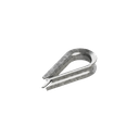 Cuello/ Guardacabo/ Rozadera para Cable de 3/8" de Acero Galv. por Inmersión. | CUELLO-38-HDG