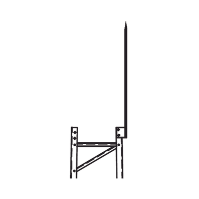 Punta Pararrayo Maciza para Estructura de Torre TITAN. | TRY-TLR