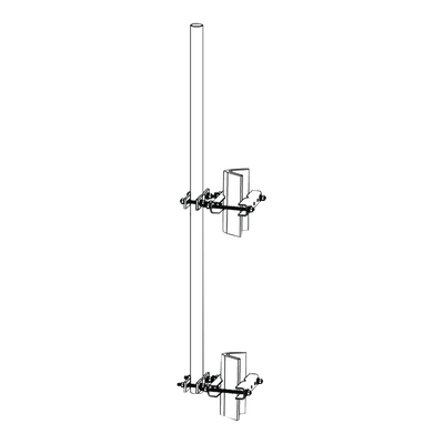 Montaje lateral con Mástil de 1.9" diam. x 6' (1.8m) longitud. | TRY-ST-LM-1.9X6