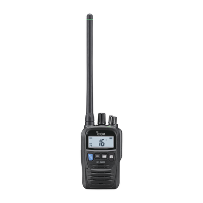 Radio portátil marino y comercial en VHF, incluye los canales USA, INT, CAN, y del clima | IC-M85