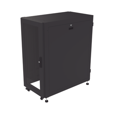Gabinete Profesional para Telecomunicaciones de 24UR, 600 mm de Ancho x 1000 mm de Profundidad, Se envía el Gabinete Armado. | LP-60100-24U-R2