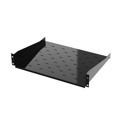 Charola para Soportar Equipos en Rack de 19, Profundidad de 34 cm, Color Negro, 1U | S-CH-19X1U