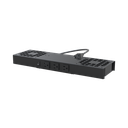 Kit de 2 Ventiladores (12 x 12 cm) con 3 Tomas de Corriente 110 Vca/50 Hz con Clavija | LP-VENT-02V2