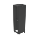 Gabinete para Telecomunicaciones Rack Estándar de 19", 42UR, 600 mm Ancho x 600 mm Profundidad. Fabricado en Acero, Se envía el Gabinete Armado. | LP-6060-42U-R2
