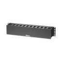 Organizador de Cables Horizontal PatchLink, Sencillo (Solo Frontal), Para Rack de 19in, 2UR | WMPF1E