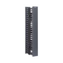 Organizador Vertical NetRunner, Doble (Frontal y Posterior), de 22.5 UR, 4.9in de Ancho, Color Negro | WMPV22E