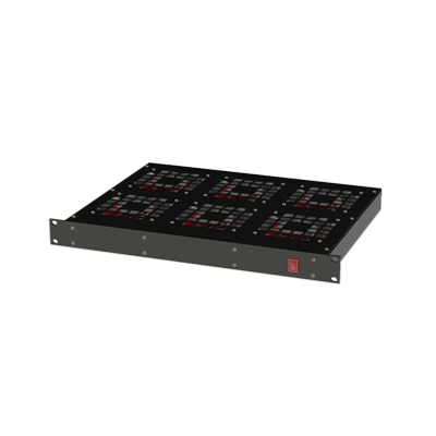 Ventilador para Rack 19" con 6 Abanicos. Entrada: 110 Vca | EI-RAR-12V6