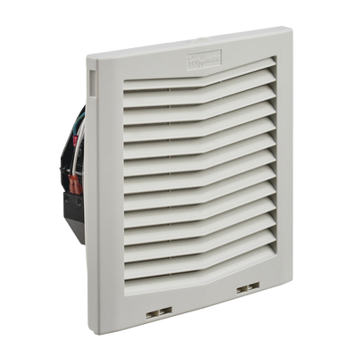 Ventilador Con Filtro de Montaje Lateral HF10, Con Flujo de Aire de 159 CFM, 115 Vca, Color Gris Claro | HF1016414