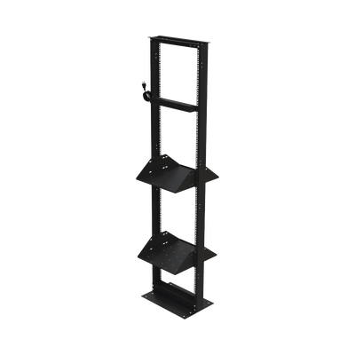 Kit de Rack Estándar 19", 45 UR con 2 Charolas  y PDU (8 tomas). Ideal para UPS y Servidores tipo Torre. | KIT-ORG-45HD
