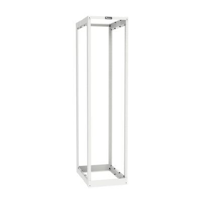 Rack de Cuatro Postes Estándar de 19", Rieles Roscados #12-24, Profundidad Ajustable de 23 a 42 in, 45 Unidades de Rack, Color Blanco | AR4PWH