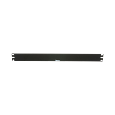 Tapa Ciega Para Rack Estándar de 19in, Plano, de Acero, 1UR, Color Negro | DPFP1