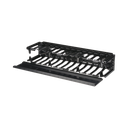 Organizador de Cables Horizontal NetManager de Alta Densidad, Sencillo (Solo Frontal), Para Rack de 19in, 2UR | NMF2