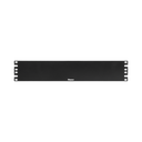 Tapa Ciega Para Rack Estándar de 19in, Plano, de Acero, 2UR, Color Negro | DPFP2