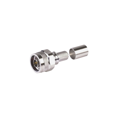 Conector N Macho Plegable Hex. con Pin Cautivo para cables Tipo RG8 | EZ-400-NM-HX