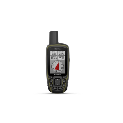 GPSMAP 65S Portátil para Actividades Outdoor / Pantalla TFT Transflectiva 2.6 Pulgadas / Resolución 160x240 Pixeles / Brújula de 3 Ejes / Altímetro Barométrico / Compatible con GPS, GLONASS, Galileo, QZSS / Memoria 16 GB | 10-02451-10