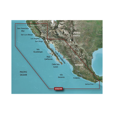 Mapa HXUS021R California - México. | 10-C0722-20