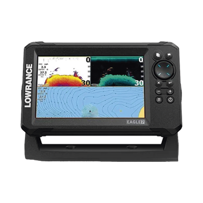 Eagle-7 ecosonda en pantalla horizontal IPS de 7 pulgadas, incluye transductor skimmer 50/200 kHz | 000-16311-001