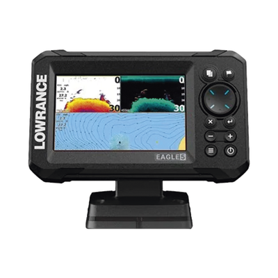 Eagle-5 ecosonda en pantalla horizontal IPS de 5 pulgadas, incluye transductor skimmer 50/200 kHz | 000-16310-001