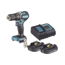 Rotomartillo/Taladro Inalámbrico SIN CARBONES, Broquero de 1/2", 1,700 RPM, 18V, Torque: 42 N.m C/2 Bat. (1.5Ah) y Cargador. | DHP487SYX2