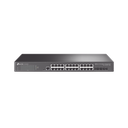 Switch Omada SDN Administrable / 24 puertos Gigabit y 4 puertos SFP+ / Funciones sFlow, QinQ y QoS / Administración centralizada OMADA | TL-SG3428X