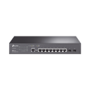 Switch JetStream SDN Administrable 8 puertos 10/100/1000 Mbps + 2 puertos SFP, administración centralizada OMADA SDN | TL-SG3210