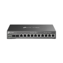 Router Omada VPN / SDN Multi-WAN 1G / Switch con PoE y Controlador  / 2 puerto WAN/LAN SFP 1G / 1 Puerto RJ45 WAN / 1 Puerto WAN/LAN RJ45 / 8 Puertos PoE+ LAN RJ45 /  24,980 Sesiones Concurrentes | ER7212PC