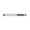 UniFi Switch USW-16-POE Gen2, Capa 2 de 16 puertos (8 puertos PoE 802.3af/at + 8 puertos Gigabit) + 2 puertos 1G SFP, 42W, pantalla informativa | USW-16-POE