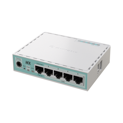 (Hex Version 2024) Router con 5 Puertos Gigabit Ethernet, 1 Puerto USB / CPU ARM Doble Nucleo/ RAM 512 MB/ Balanceo de Cargas | E50UG
