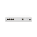 Router Multi-Servicio / 1 puerto 10/100/1000 Mbps(WAN) / 4 puertos 10/100/1000 Mbps(LAN) PoE+ (802.3af/at) / 50W / Rendimiento 1 Gbps / Controla hasta 32 APs / Hasta 150 Clientes / Administración Nube Gratis | S380-L4P1T