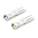 Transceptores Ópticos Industriales Bidireccionales SFP+ (Mini-Gbic) / Monomodo 1270 & 1330 nm / 10 Gbps / 10GBASE / Conector LC/UPC Simplex / DDM / Hasta 20 km / 2 Piezas | LP-IND-SFP-BD-10G-20