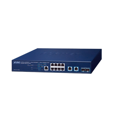 Switch Administrable Capa 3, 8 Puertos de 2.5G BASE-T, 2 Puertos de 10 G BASE-T, 2 Puertos SFP de 10 G | MGS-6311-10T2X