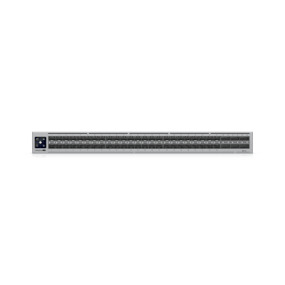 UniFi Switch Enterprise Campus Aggregation, Capa 3, 48 puertos Etherlighting SFP28 de 25G, 6 puertos QSFP28 de 100G, 5 abanicos, ruteo dinámico BGP, doble fuente redundante, alta disponibilidad, enlace multichasis (MC-LAG) | ECS-AGGREGATION