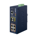 Switch Industrial Administrable Capa 2, 4 Puertos PoE 802.3af/at 10/100/1000T, 2 Puertos SFP 100/1000X | IGS-5225-4P2S
