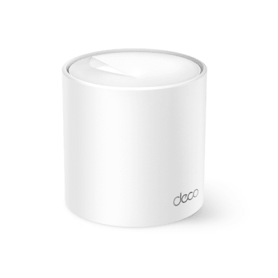 Router Inalámbrico MESH Interior para Hogar / Doble Banda Wi-Fi 6 AX3000 Mbps / 2 Puertos WAN/LAN 2.5GE / 3 Antenas Internas / MU-MIMO 2X2 con OFDMA / Administración Mediante la App Deco (iOS, Android) / Protección HomeShield | DECOX50-PRO