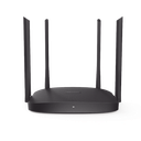 Router Inalámbrico WISP Gigabit / Hasta 1200 Mbps / Doble Banda AC (2.4 GHz y 5 GHz) / 3 Puertos LAN 10/100/1000 Mbps + 1 Puerto WAN 10/100/1000 Mbps /  4 Antenas Externas Omnidireccional de 5 dBi / Interior | DS-3WR12GC