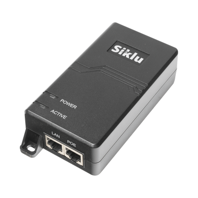 Inyector PoE Pasivo, 1 Gbps, 60 W, 55 Vcc, 100-240 Vca, Cable CA | AX-IN-60W-AC-POE-US