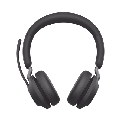 Jabra Evolve2 65, Auricular stereo versión UC con aislamiento de ruido activa, dongle USB-A indicador de ocupado (Busylight) (26599-989-999) | EVOLVE2-65-STEREO-UC-BK-A