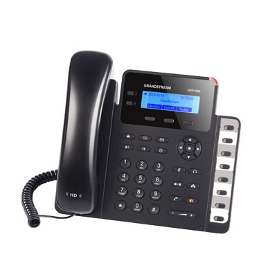 Teléfono IP SMB de 2 líneas con 3 teclas de función, 8 teclas BLF y conferencia de 3 vías, PoE | GXP-1628