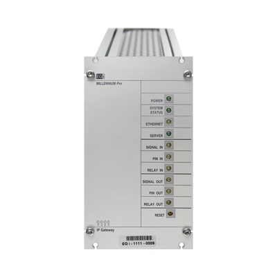Interfaz Millennium IP para gestión de avisos y música por redes Ethernet por Streaming | 1111EGI
