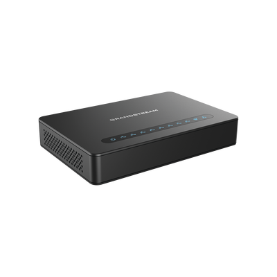 Gateway de 8 puertos FXS con Router NAT y doble puerto de red Gigabit | HT818