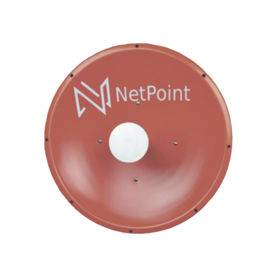 Antena altamente Direccional / 4 ft / 4.9-6.4 GHz / Diseñada para ambientes salinos / Ganancia 37 dBi / SLANT de 45 ° y 90 ° / Incluye radomo, jumper y montaje de acero inoxidable. | NPTR3