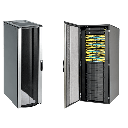 Gabinete Rack ProLine ConnecTek 42 UR / 2000 x 800 x 1100 mm Con Capacidad 1134 kg  Acero, Color Negro Con Organizadores Laterales Frontal y Traseros Incluidos | PNC20811B